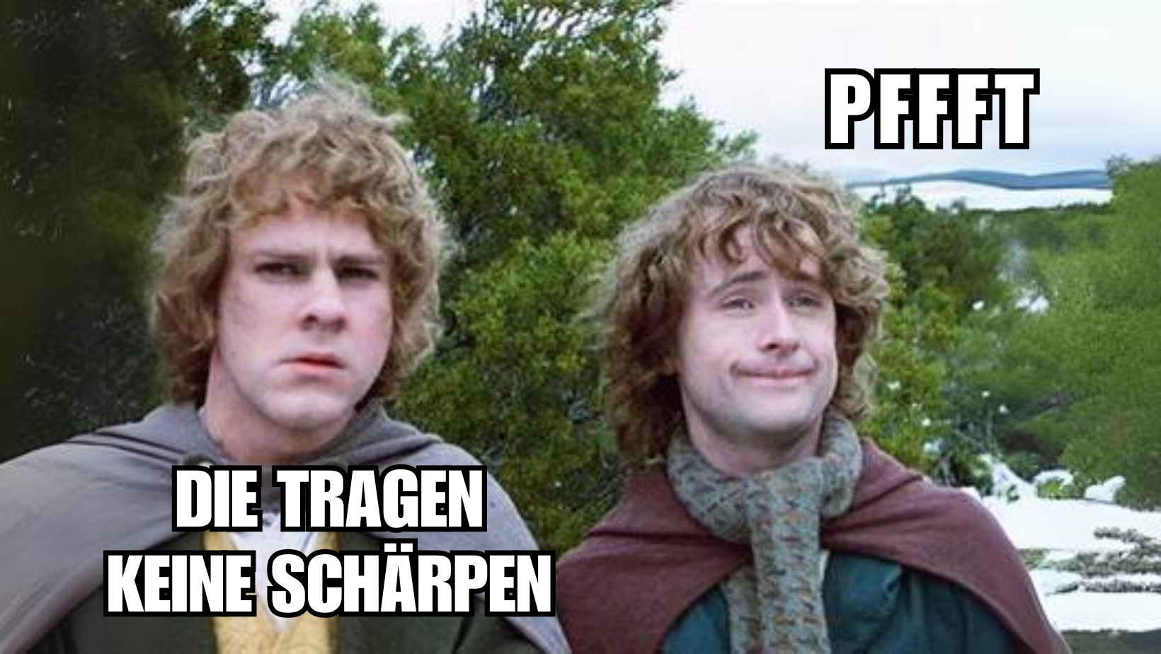 Meme Hobbit-Breakfast: Die tragen keine Schärpen