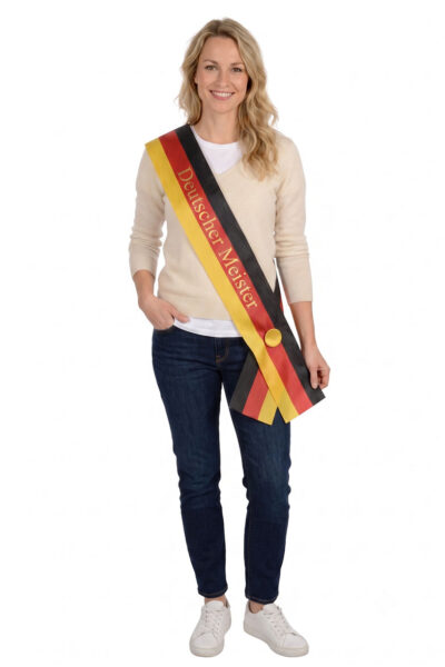 Schärpe Nationalfarben Frontansicht