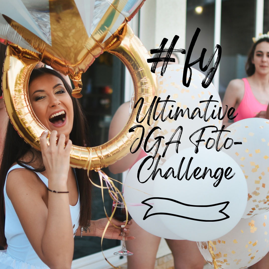 Schärpe für die JGA-Foto-Challenge