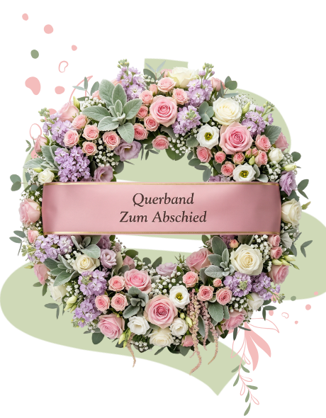 Trauerschleife Querband