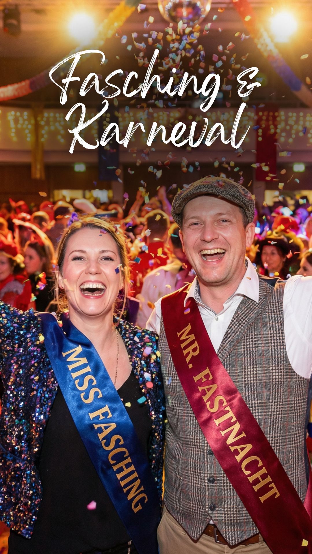 Fasching und Karnevals Schärpen