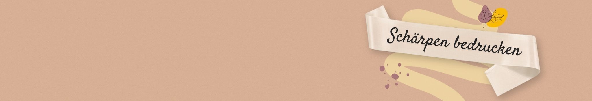 Schärpen bedrucken Header