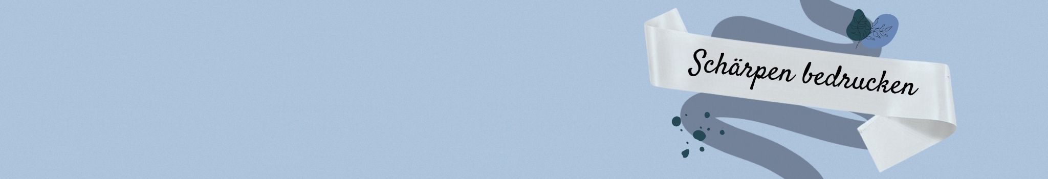 Schärpen bedrucken Header