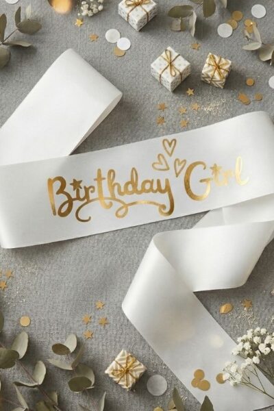 Geburtstagsschärpe "Birthday Girl"