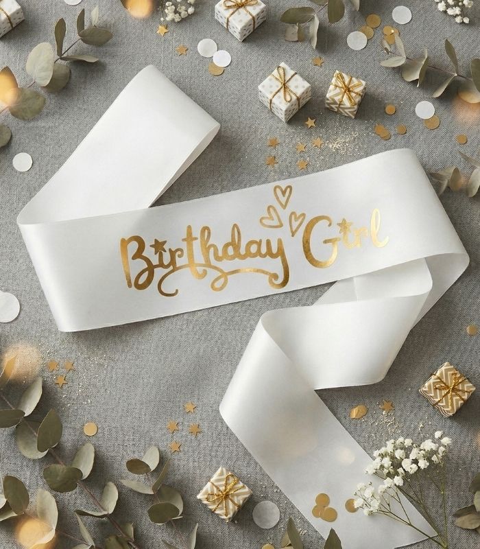 Geburtstagsschärpe "Birthday Girl"