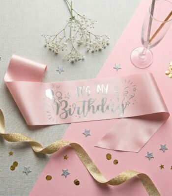 It's my Birthday - Geburtstagsschärpe
