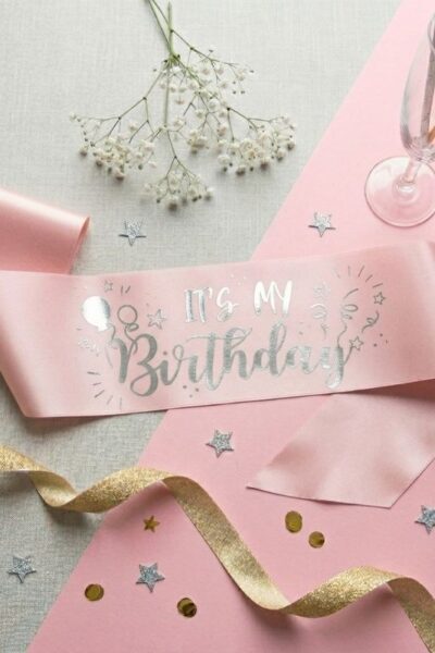 It's my Birthday - Geburtstagsschärpe