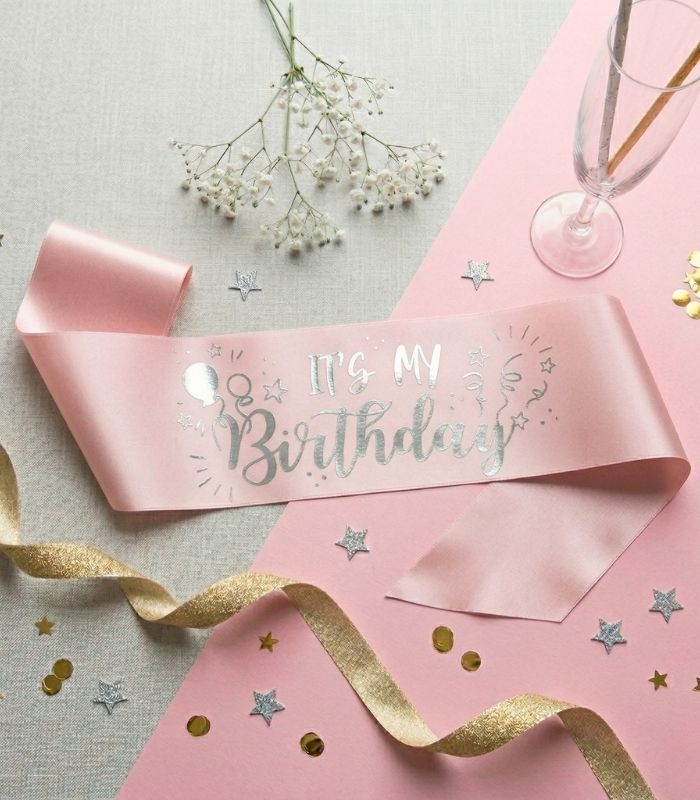 It's my Birthday - Geburtstagsschärpe