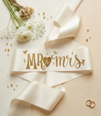 JGA Schärpe "Mr & Mrs" für Paare