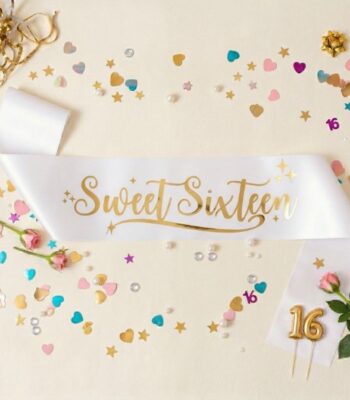 Sweet 16 - Geburtstagsschärpe