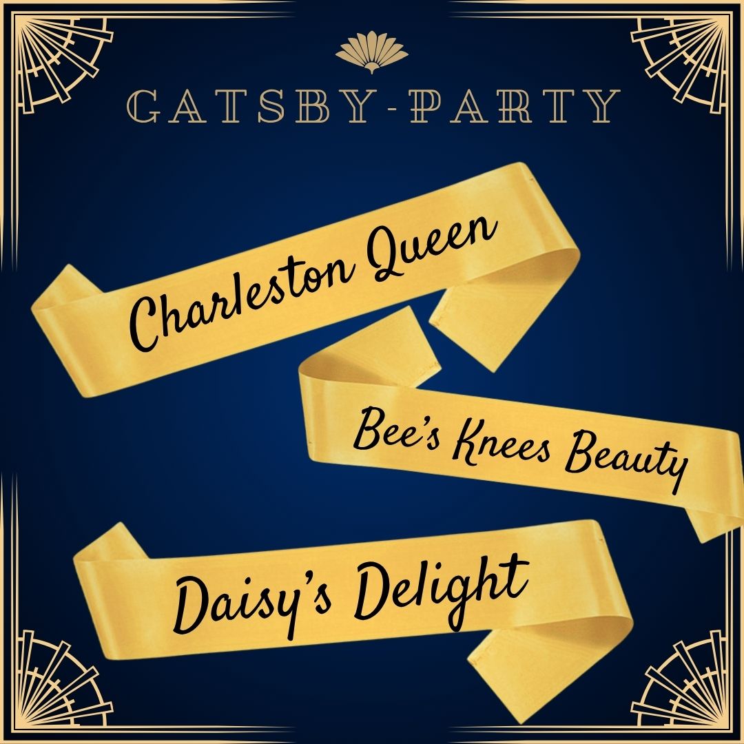 Sprüche für Gatsby-Party-Schärpen