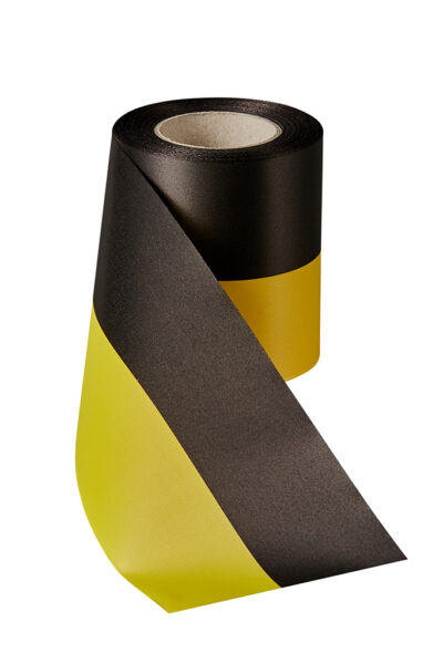 Super Satin Band in Schwarz Gold