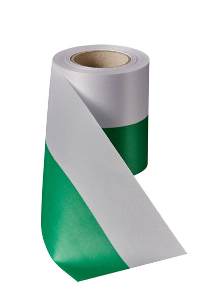 Super Satin Band in Weiß Grün