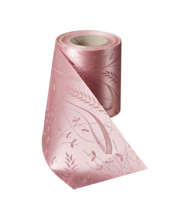 Super Satin Band in Rose mit Maiglöckchen