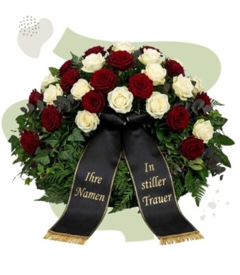 Trauerschleife für Gesteck