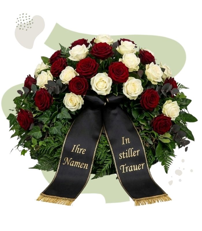 Trauerschleife für Gesteck